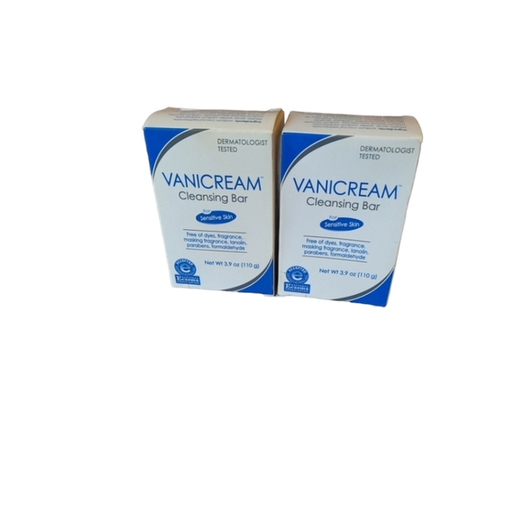 Vanicream Cleansing Bar for Sensitive Skin Set of 2 Bars 3.8oz. Sealed in Box - Picture 1 of 5